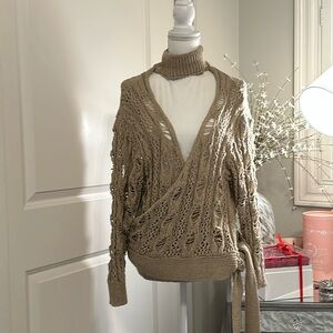 NWT Free People wrap sweater